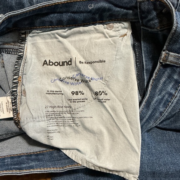 Abound Dark Blue Skinny Jeans - Picture 5 of 5